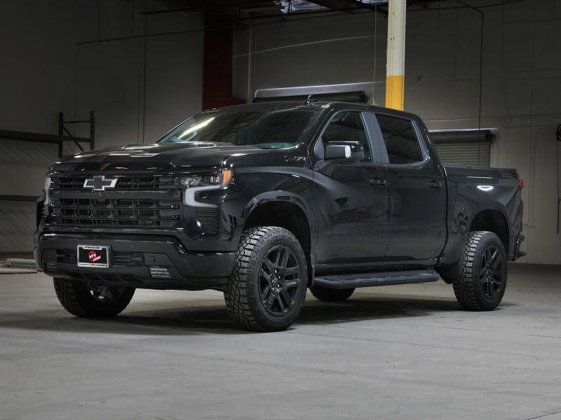 aFe CONTROL Wheel Spacers for Chevrolet 1500, enhancing stability and stance with 2-inch thickness and 6x5.5mm bolt pattern.