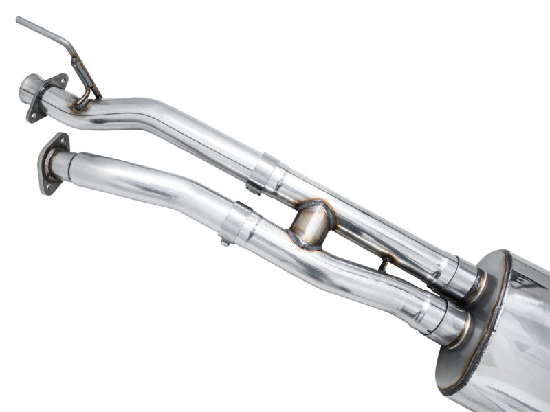 AWE Tuning 16-22 Toyota Tacoma 0FG Cat-Back Exhaust w/ BashGuard - Dual Diamond Black Tips