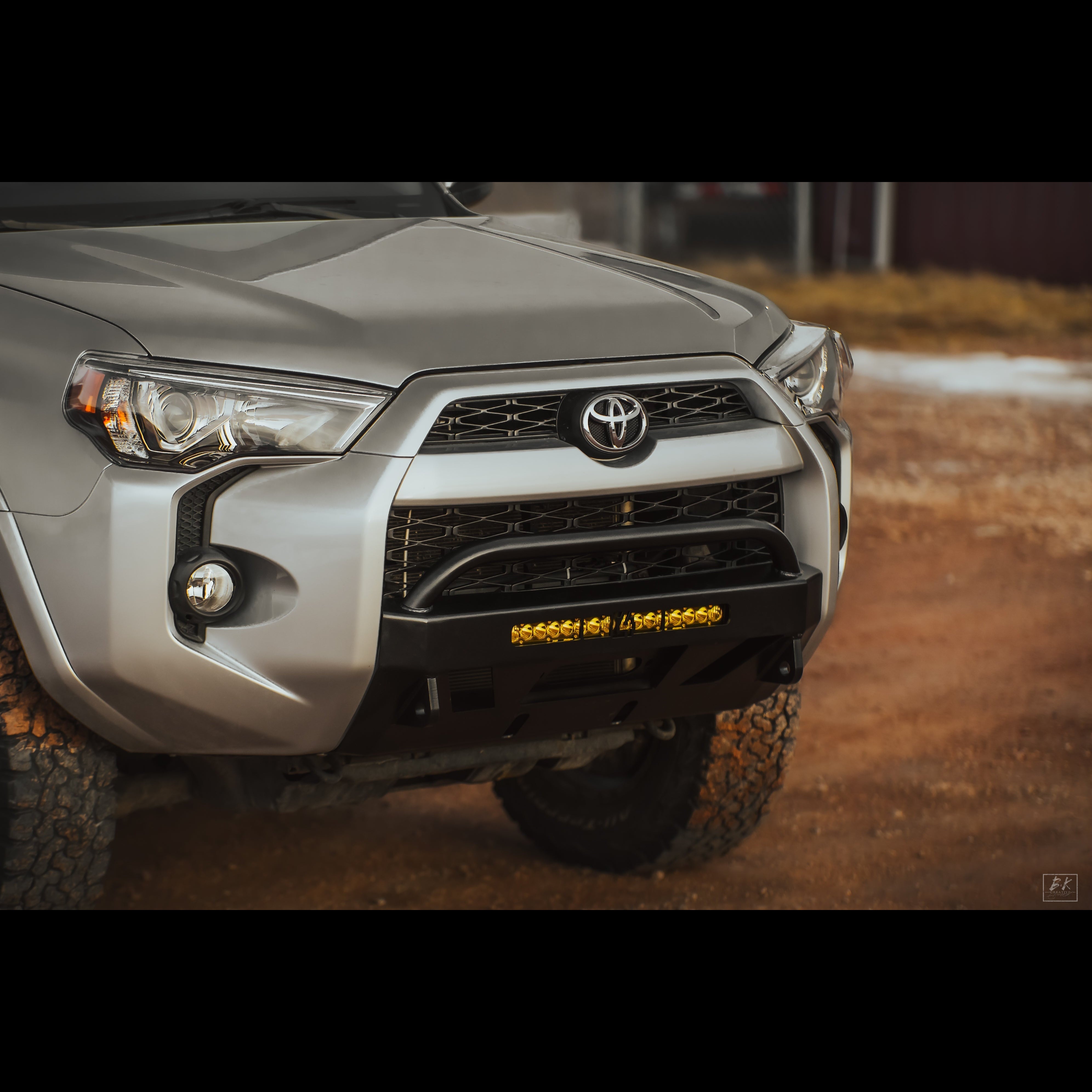 4Runner Lo-Pro winch bumper for 2014-2024 models, enhancing off-road capability and rugged style.