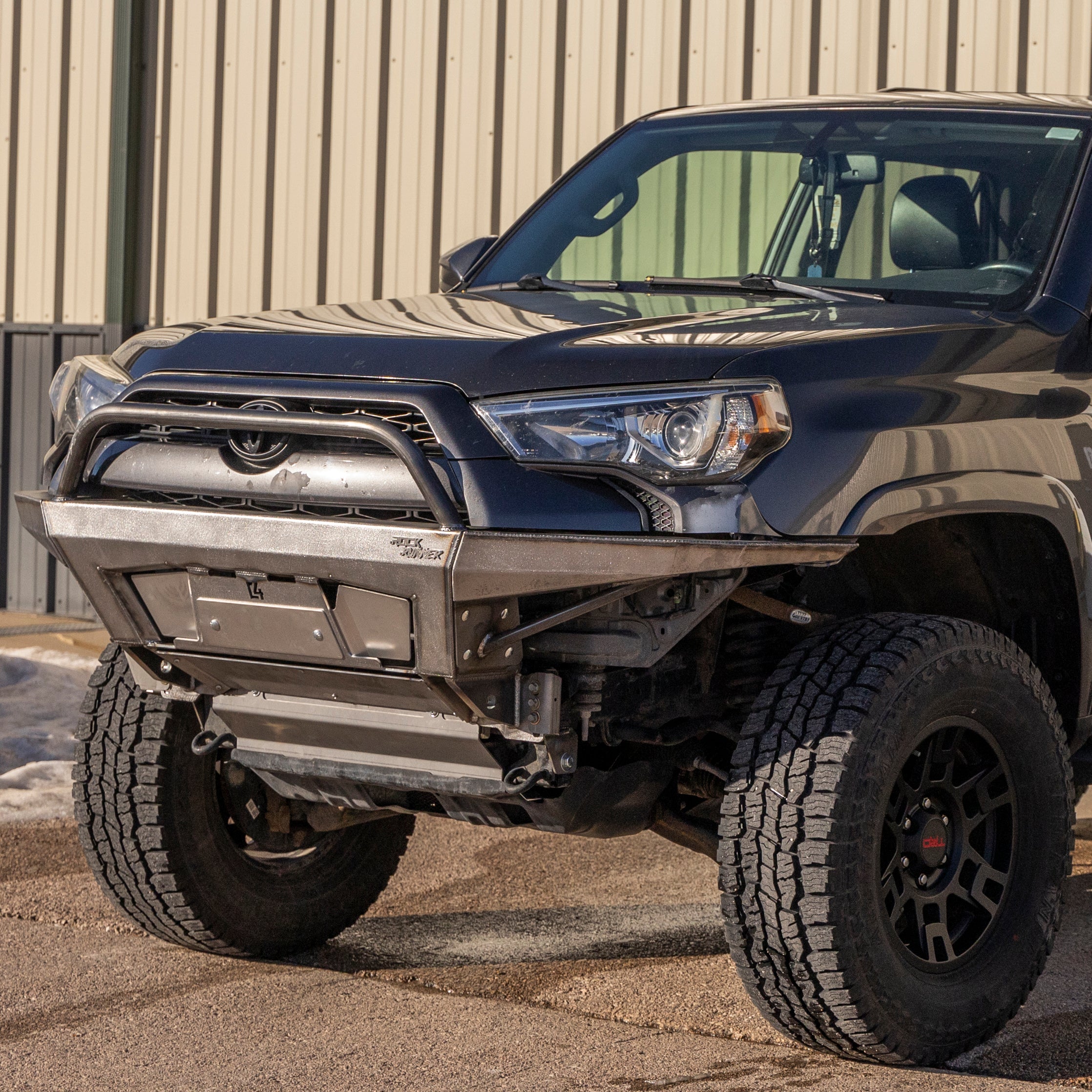 4Runner Rock Runner front bumper for 5th Gen models, designed for enhanced off-road performance and rugged aesthetics.