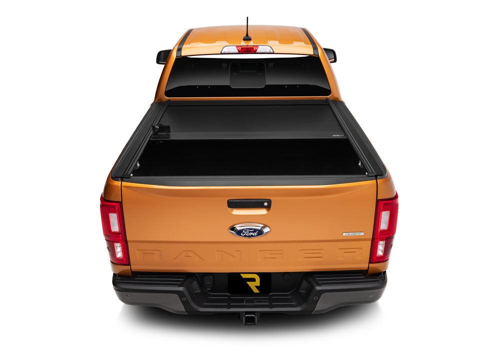 RetraxOne MX Retractable Tonneau Cover Matte One Piece Polycarbonate Finish 2019-2023 Ford Ranger 6' Bed without Stake Pockets
