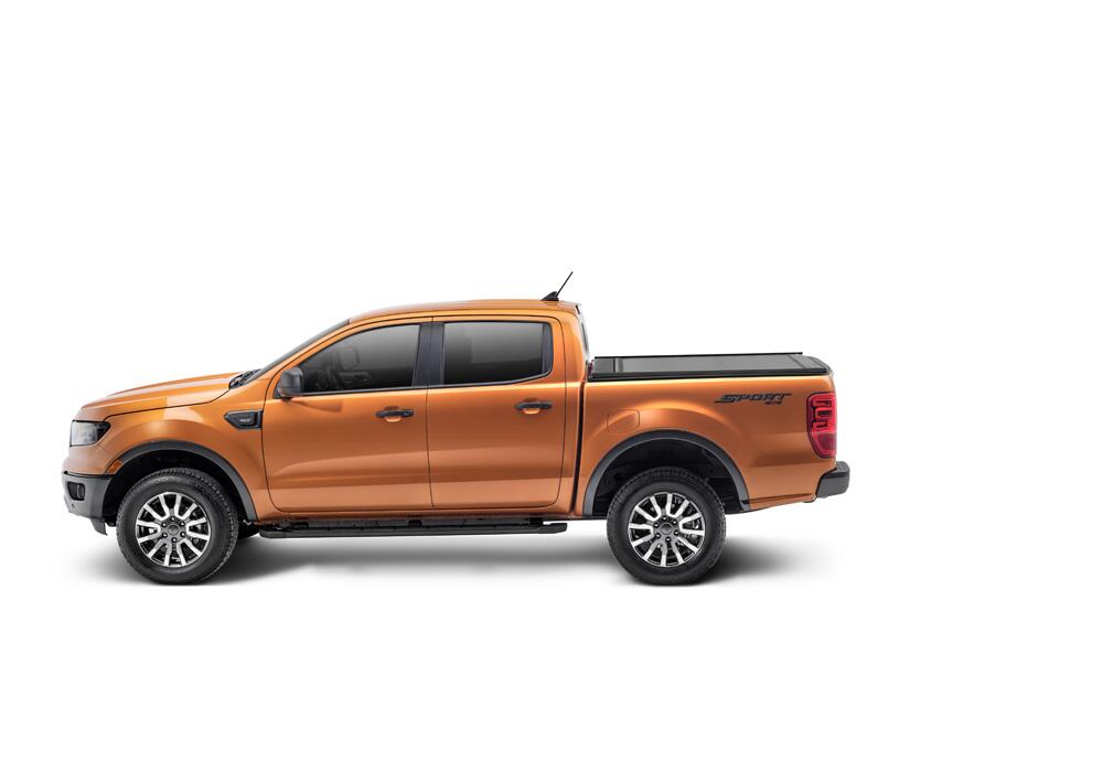 RetraxOne MX Retractable Tonneau Cover Matte One Piece Polycarbonate Finish 2019-2023 Ford Ranger 6' Bed without Stake Pockets