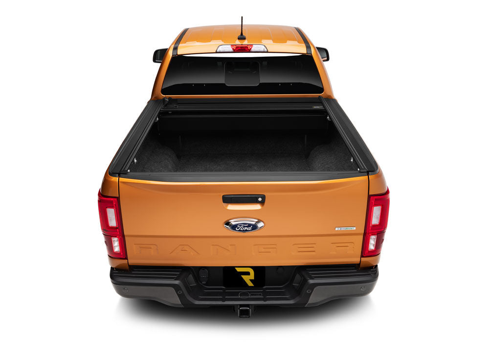 RetraxOne MX Retractable Tonneau Cover Matte One Piece Polycarbonate Finish 2024-2025 Ford Ranger 5' Bed without Cargo Management System without Stake Pockets