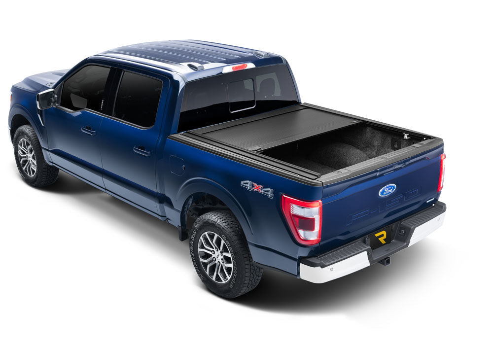 RetraxOne MX Retractable Tonneau Cover Matte One Piece Polycarbonate Finish 2021-2026 Ford F-150 6' 7 inch Bed without Stake Pockets
