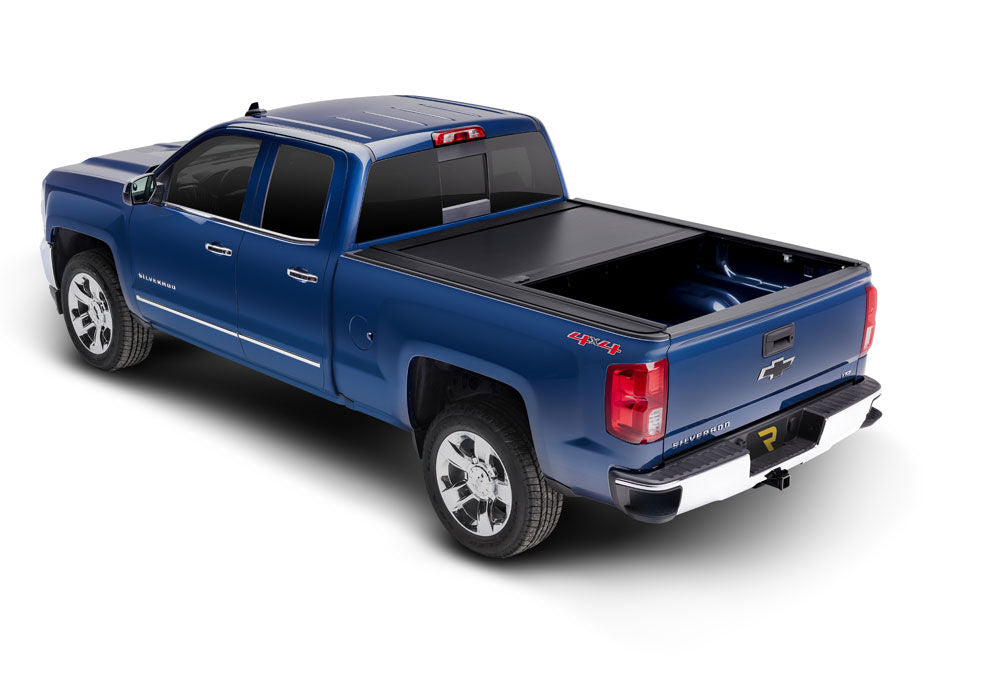RetraxOne MX Retractable Tonneau Cover Matte One Piece Polycarbonate Finish 2007-2013 Silverado/Sierra 1500/2007-2014 2500 HD/3500 HD 6' 6 inch Bed Wide Retrax Rails