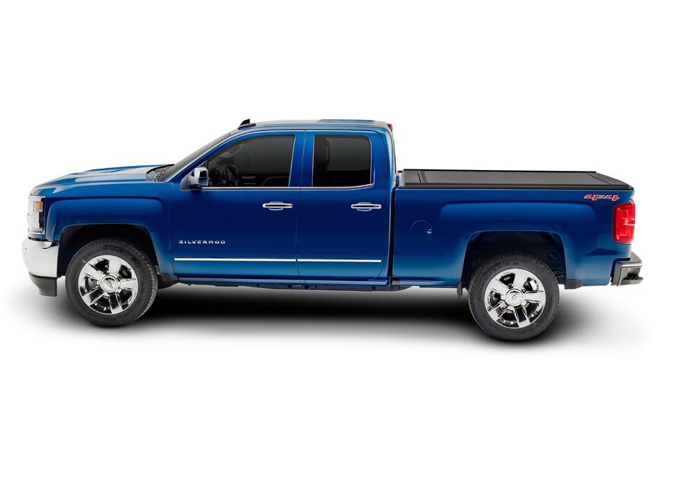 RetraxOne MX Retractable Tonneau Cover Matte One Piece Polycarbonate Finish 2007-2013 Silverado/Sierra 1500/2007-2014 2500 HD/3500 HD 6' 6 inch Bed Wide Retrax Rails