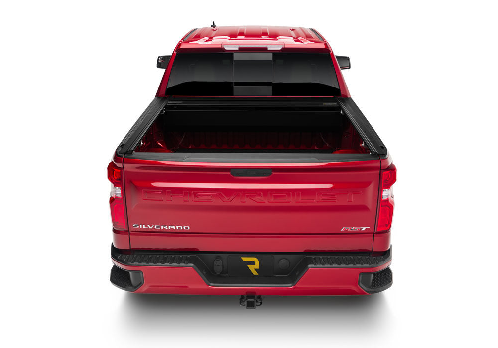 RetraxOne MX Retractable Tonneau Cover Matte One Piece Polycarbonate Finish 2019 (New Body Style)-2026 Silverado/Sierra 1500 6' 7 inch Bed without Stake Pockets Standard Rails
