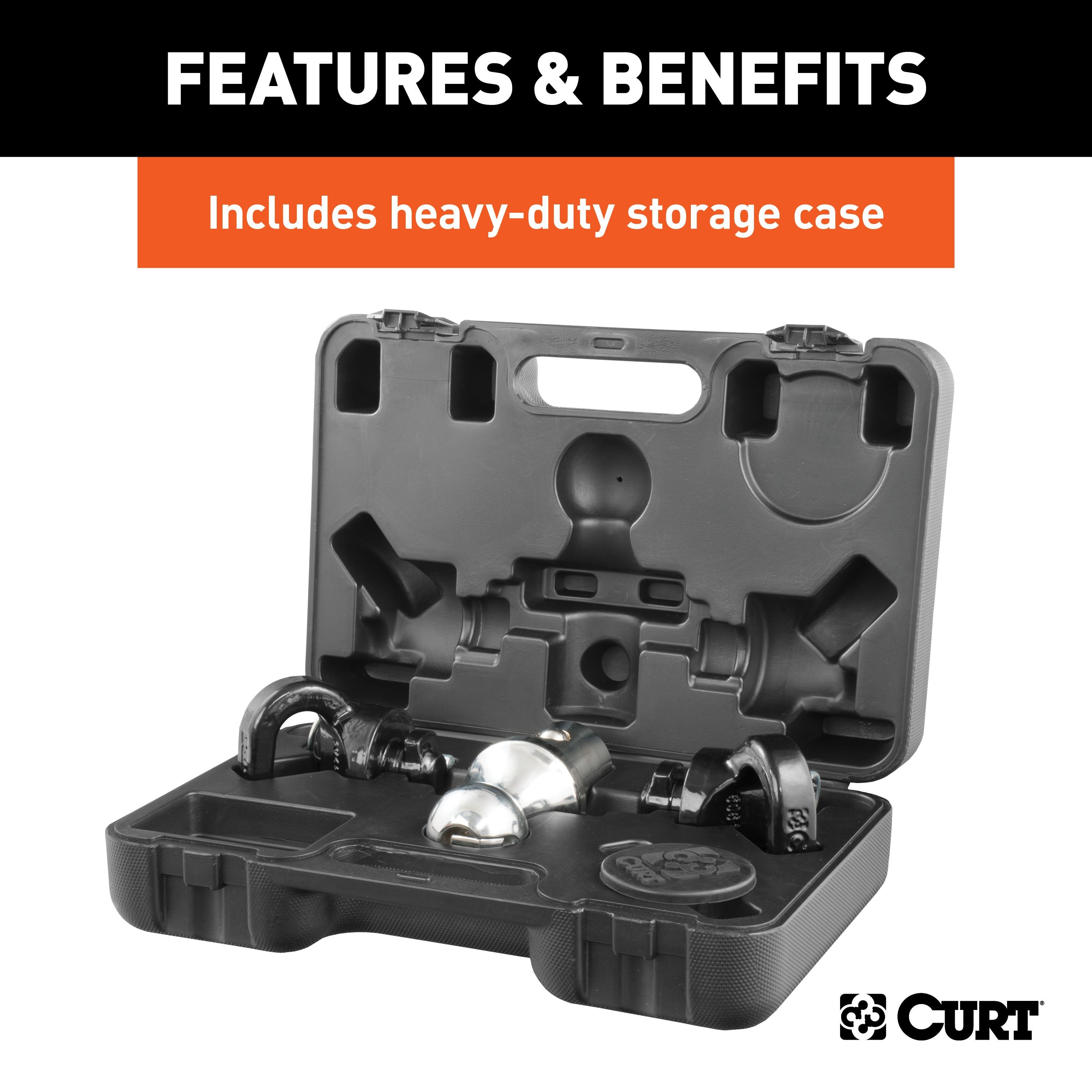 CURT OEM Puck System Gooseneck Hitch, Fits Select Ram Trucks, 38,000 lbs. GTW, 2-5/16-Inch Ball, Pucks Required Model 60638