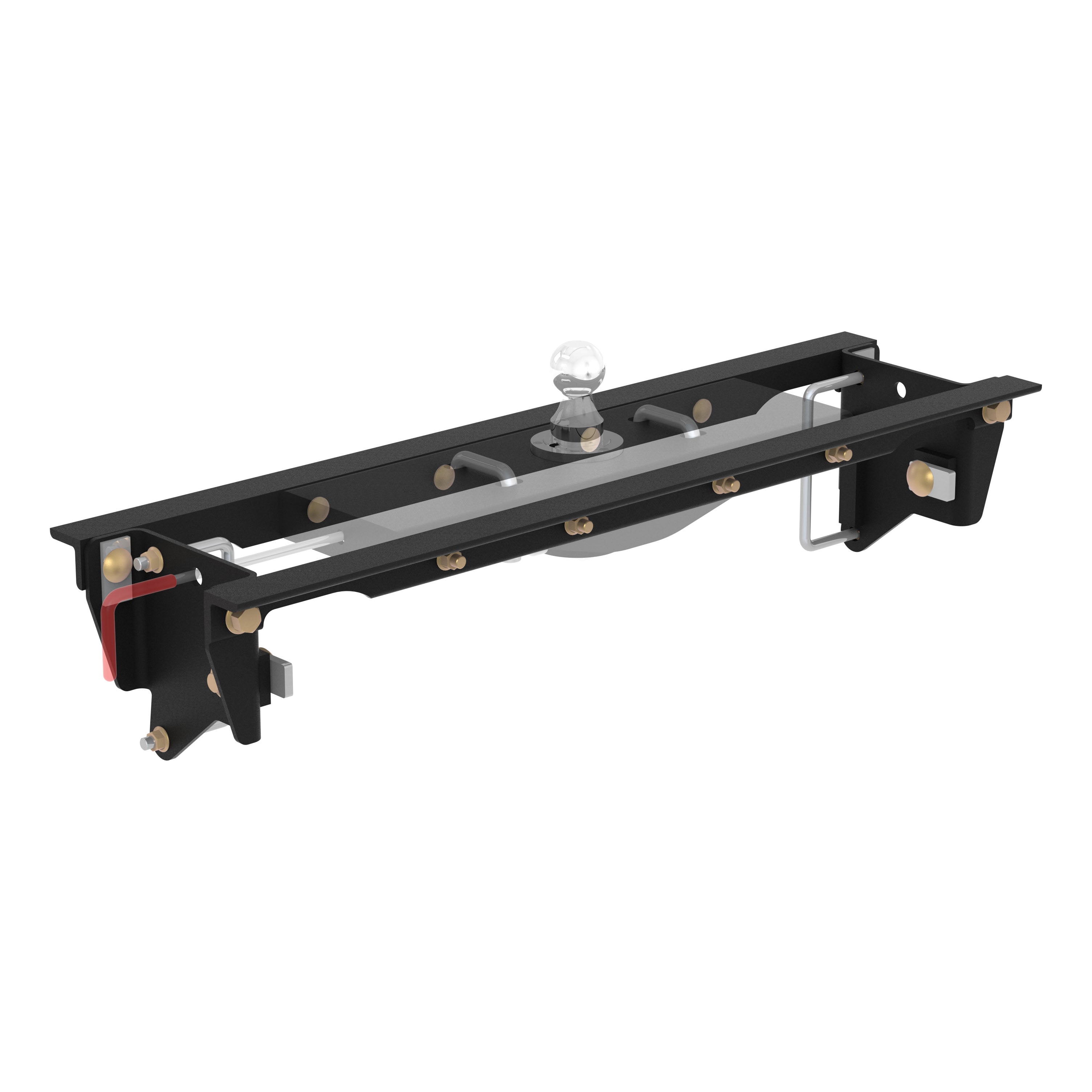 CURT Double Lock EZr Gooseneck Installation Brackets, Fits Select Ford F-250, F-350 Super Duty Model 60647