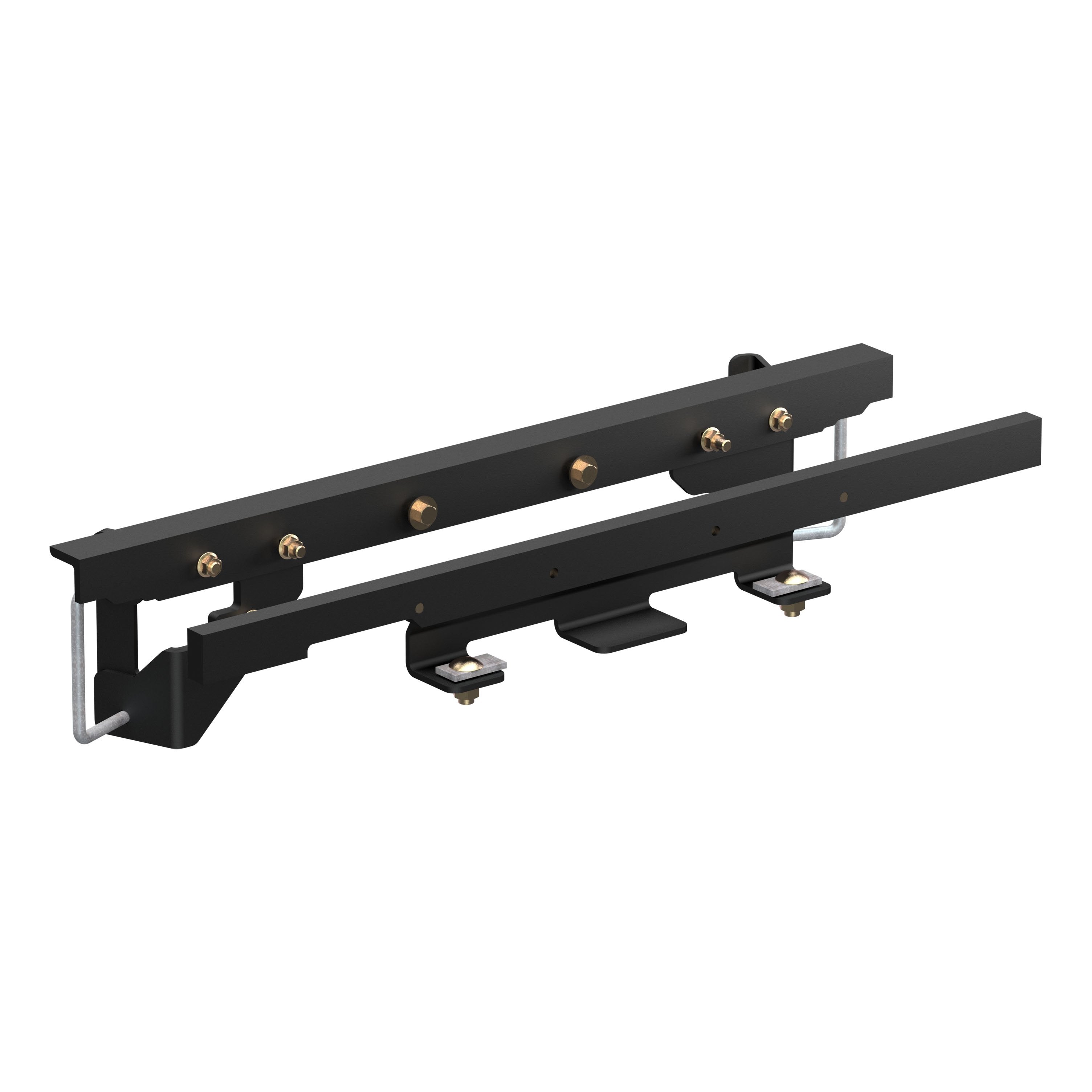 CURT Double Lock Gooseneck Installation Brackets, Fits Select Dodge, Ram 1500, with Coil Springs Model 60657