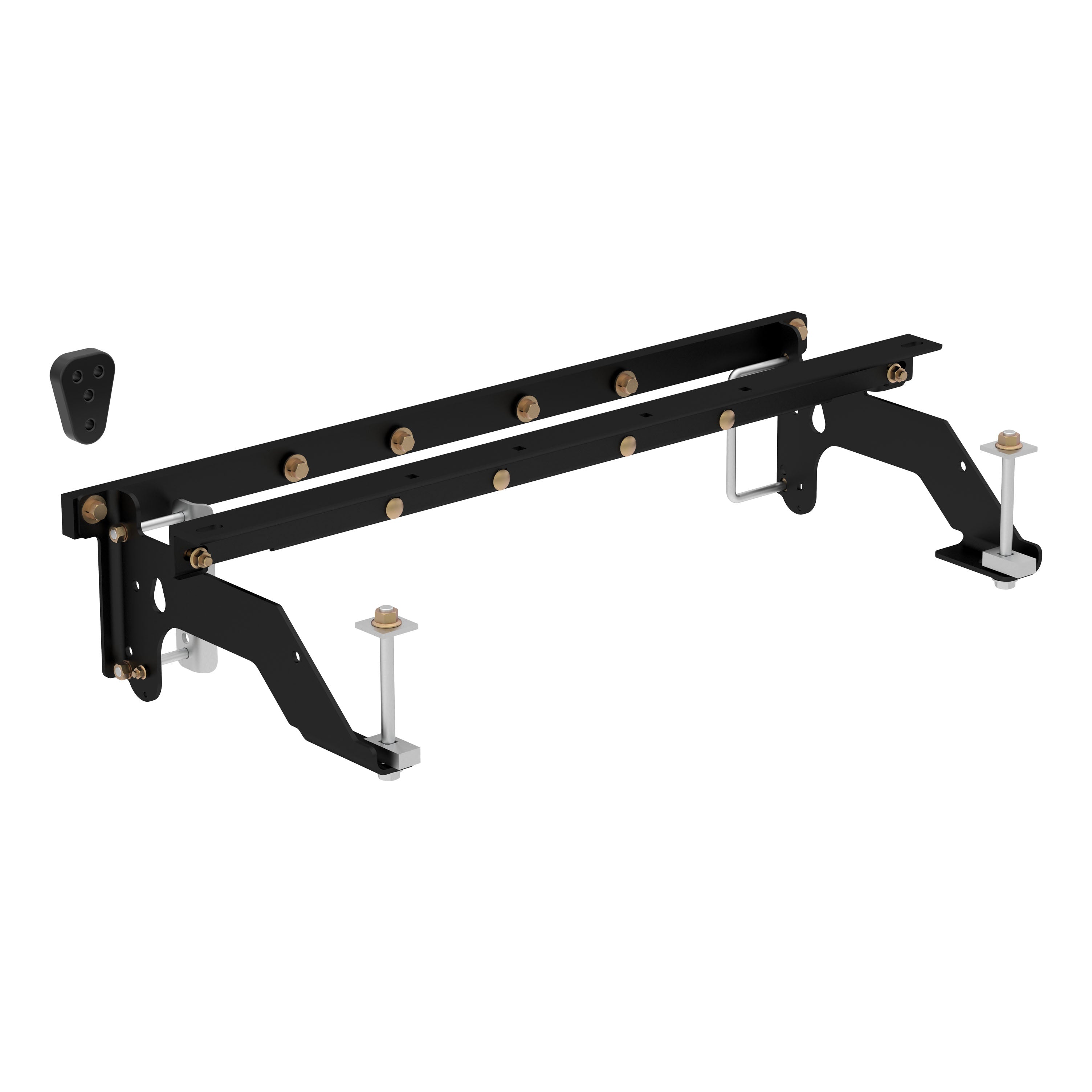 CURT Under-Bed Gooseneck Installation Brackets, Fits Select Dodge Ram 1500 Model 60659