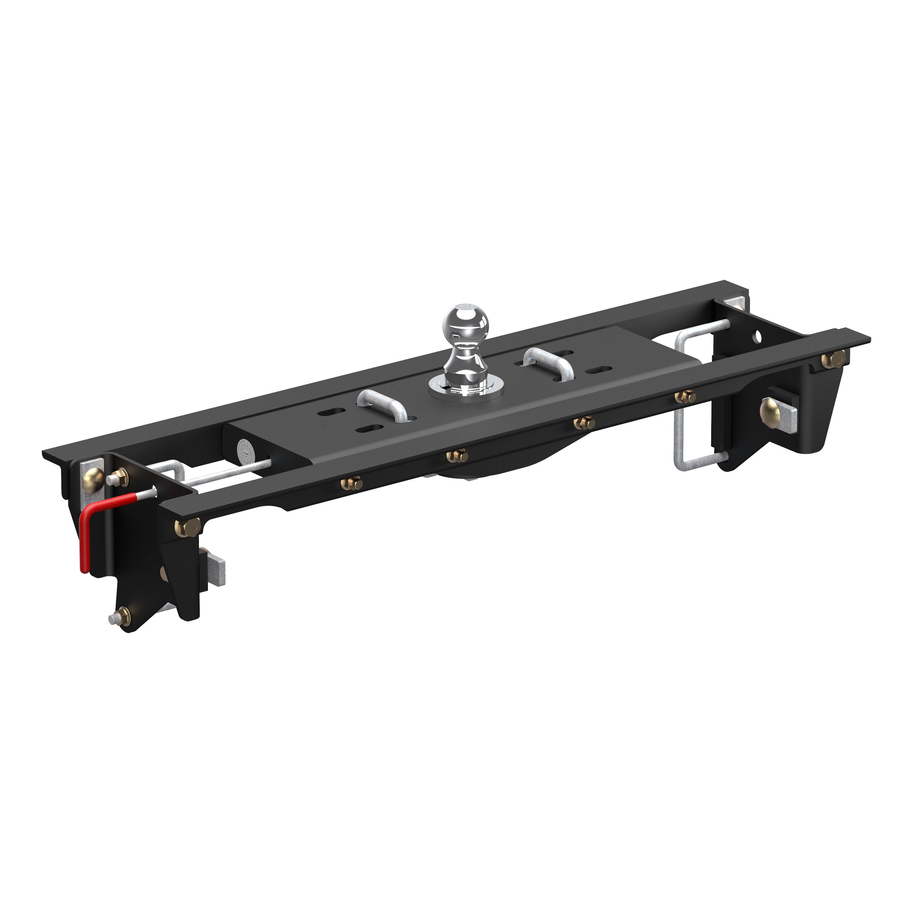 CURT Double Lock EZr Gooseneck Hitch, 2-5/16-In. Flip-Over Ball 30K, Fits Select Ford F-250, F-350 Super Duty Model 60685