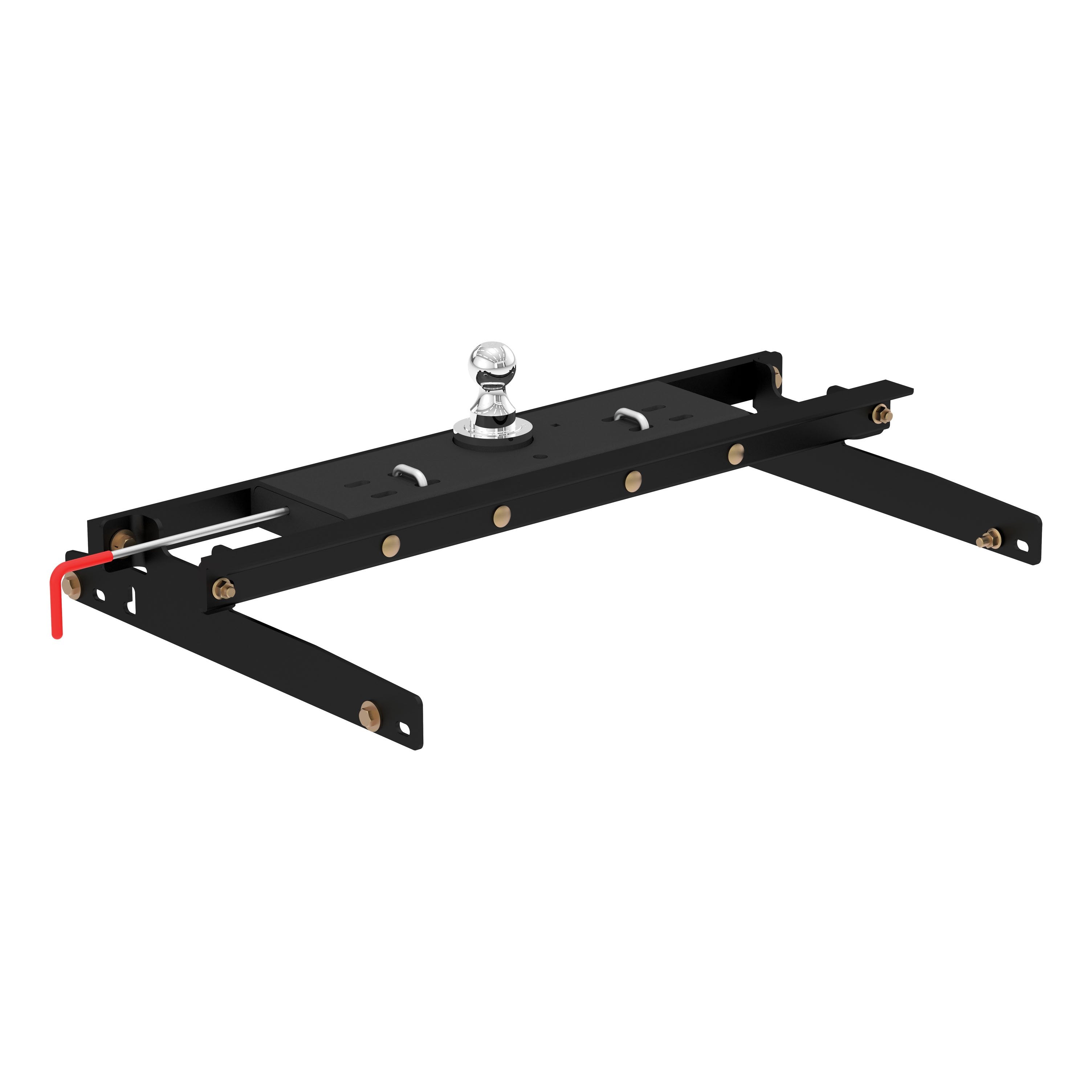 CURT Double Lock Gooseneck Hitch, 2-5/16-Inch Flip-Over Ball 30K, Fits Select Dodge Ram 1500, 2500, 3500 Model 60734