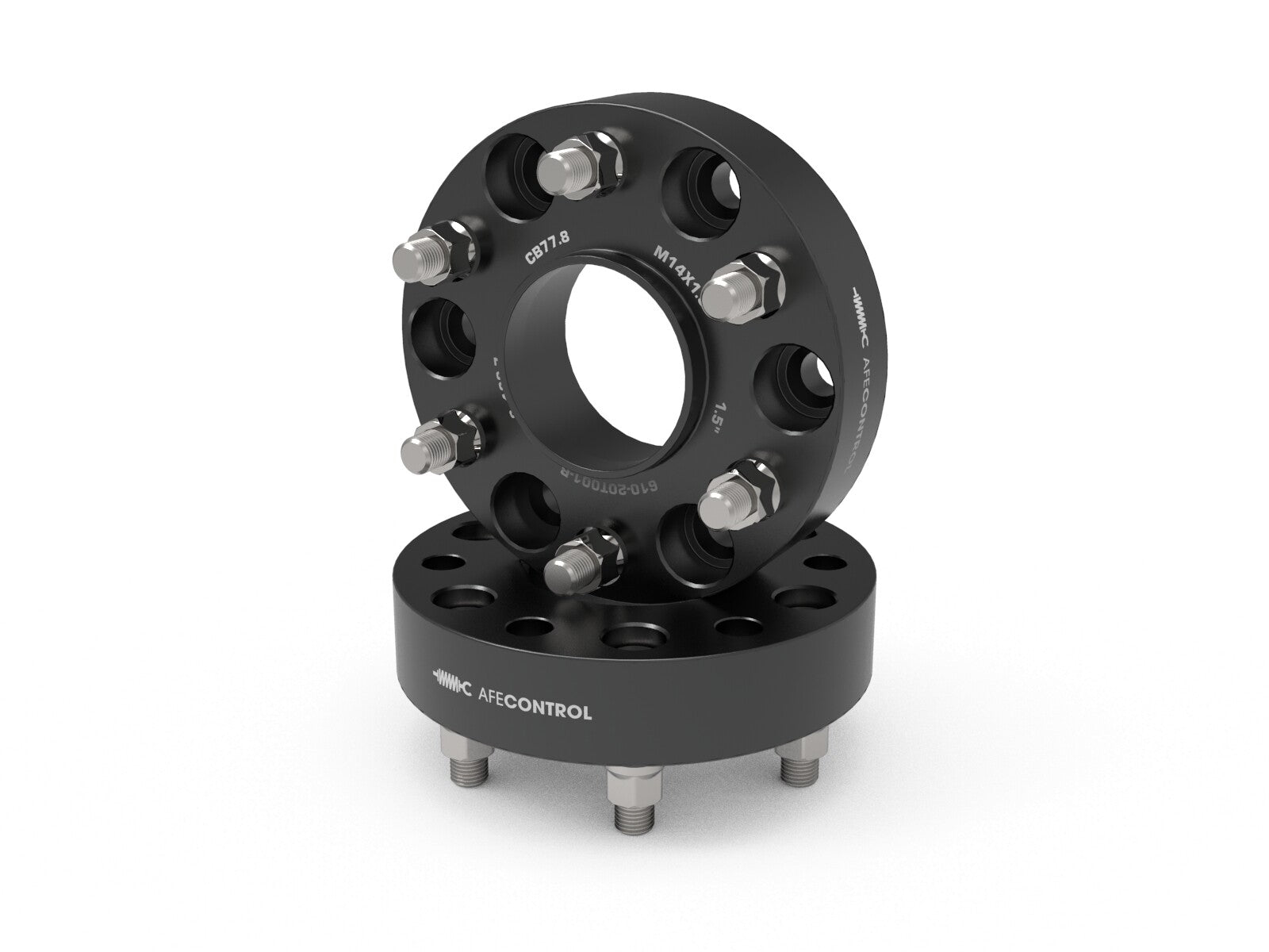 aFe Control Billet Aluminum Wheel Spacers Ram 1500 (Dt) 19-26 6x5.5mm, Cb 77.8mm, 1-1/2 Inch Thickness aFe Power