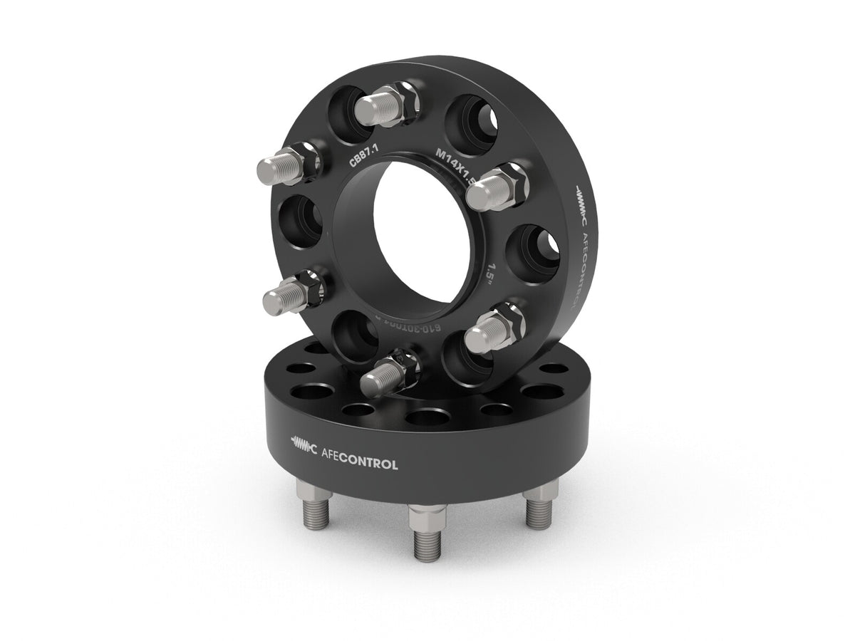 aFe Control Forged Aluminum Wheel Spacers Ford F-150 15-26 6x135mm, Cb 87.1mm, 1-1/2 Inch Thickness aFe Power