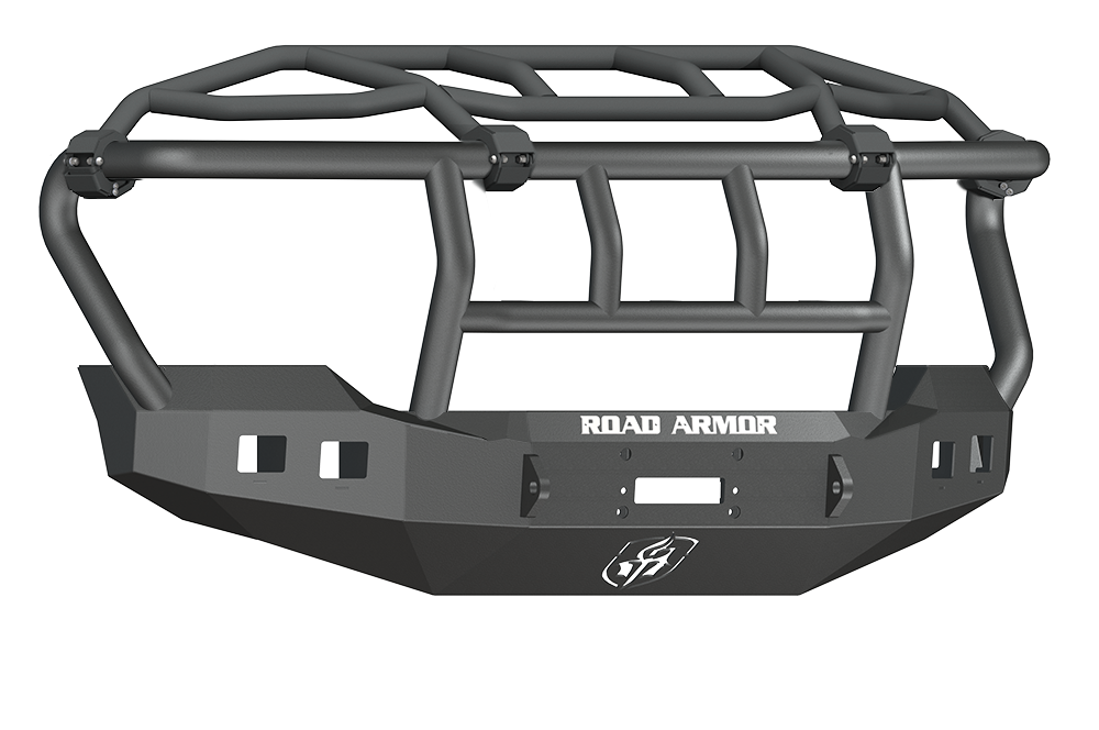 Stealth Front Winch Bumper Titan II Guard | Intimidator - Texture Black 2011-2016 Ford F-250 F-350