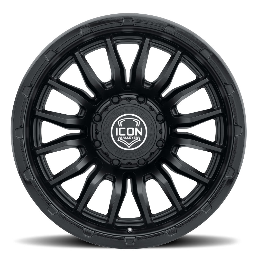 ICON Alloys Cajon, Double Black, 20 x 9 / 8 x 6.5, 12mm Offset, 5.5" BS