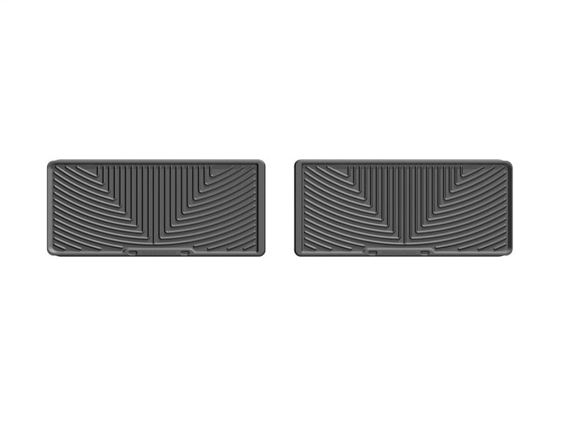 WeatherTech 2015+ Chevrolet Tahoe Rear Rubber Mats - Black