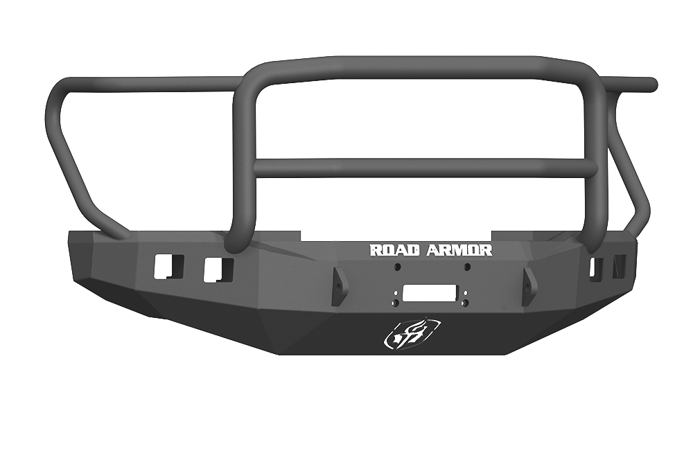 Stealth Front Winch Bumper Lonestar Guard - Texture Black 2017-2022 Ford F-250 F-350