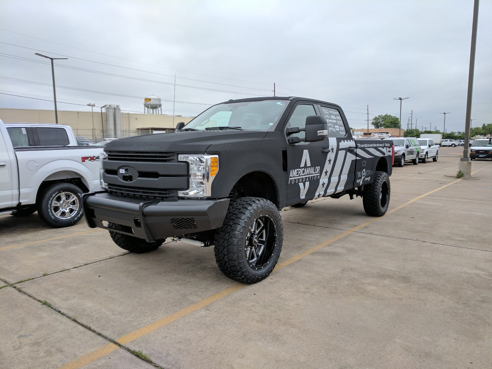 Vaquero Front Non-Winch Bumper - Texture Black 2017-2022 Ford F-250 F-350 F-450