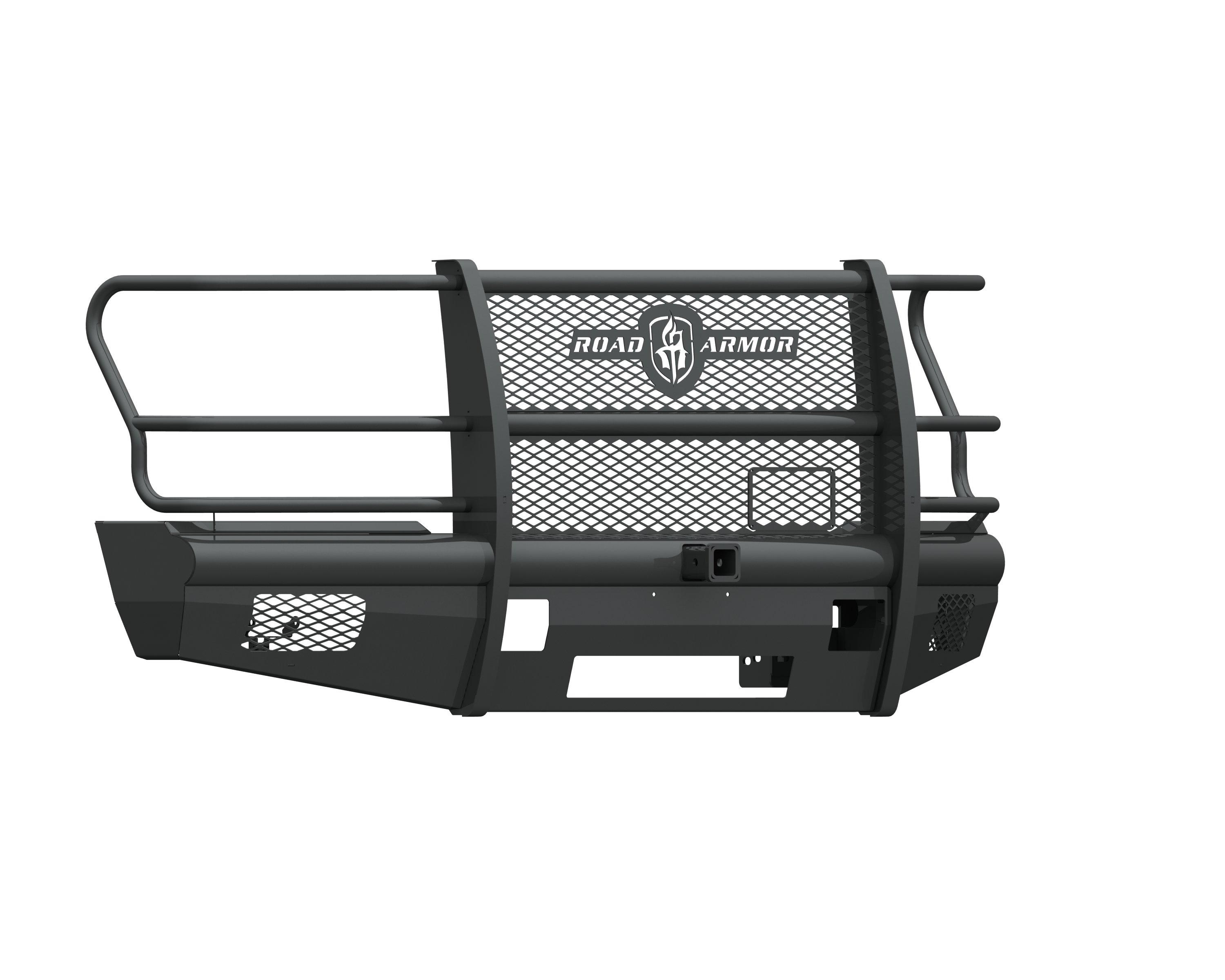 Vaquero Front Non-Winch Bumper Full Guard | 2in Receiver - Texture Black 2017-2022 Ford F-250 F-350 F-450