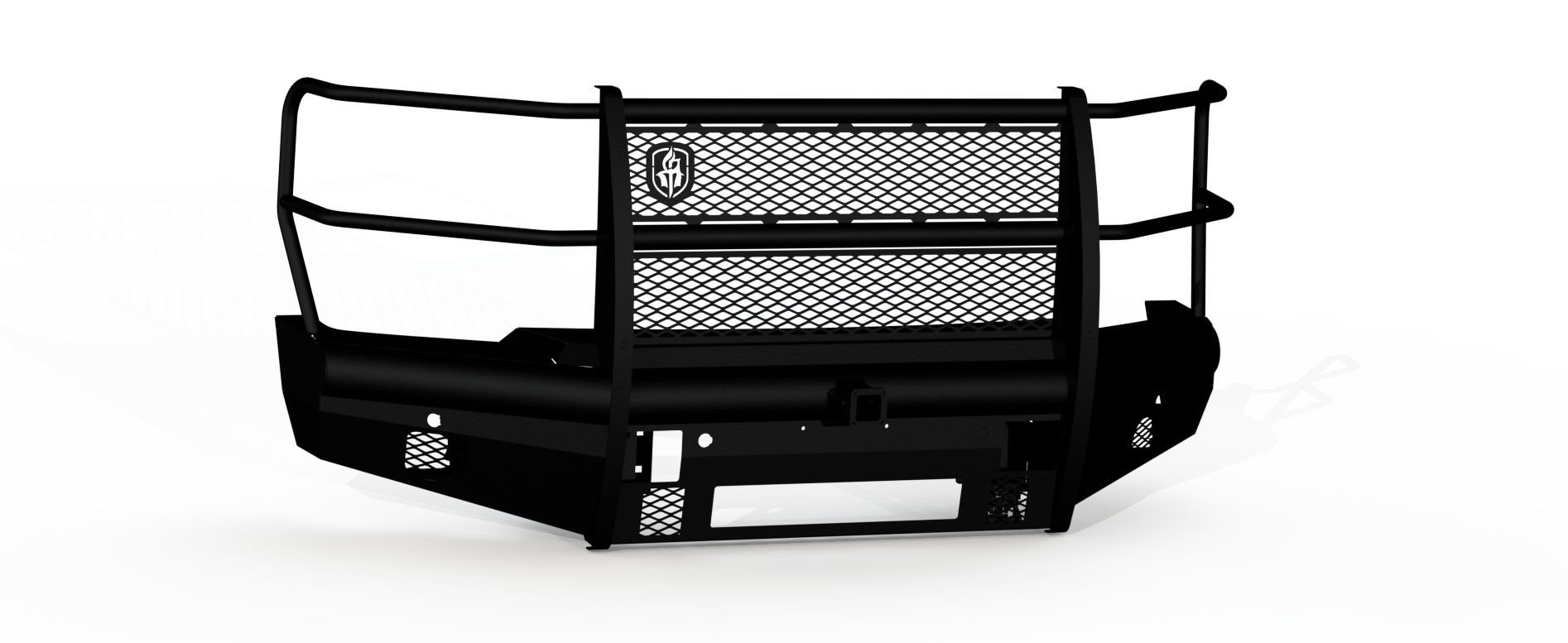 Vaquero Front Non-Winch Bumper Full Guard | 2in Receiver - Texture Black 2023-2025 Ford F-250 F-350 F-450 F-550