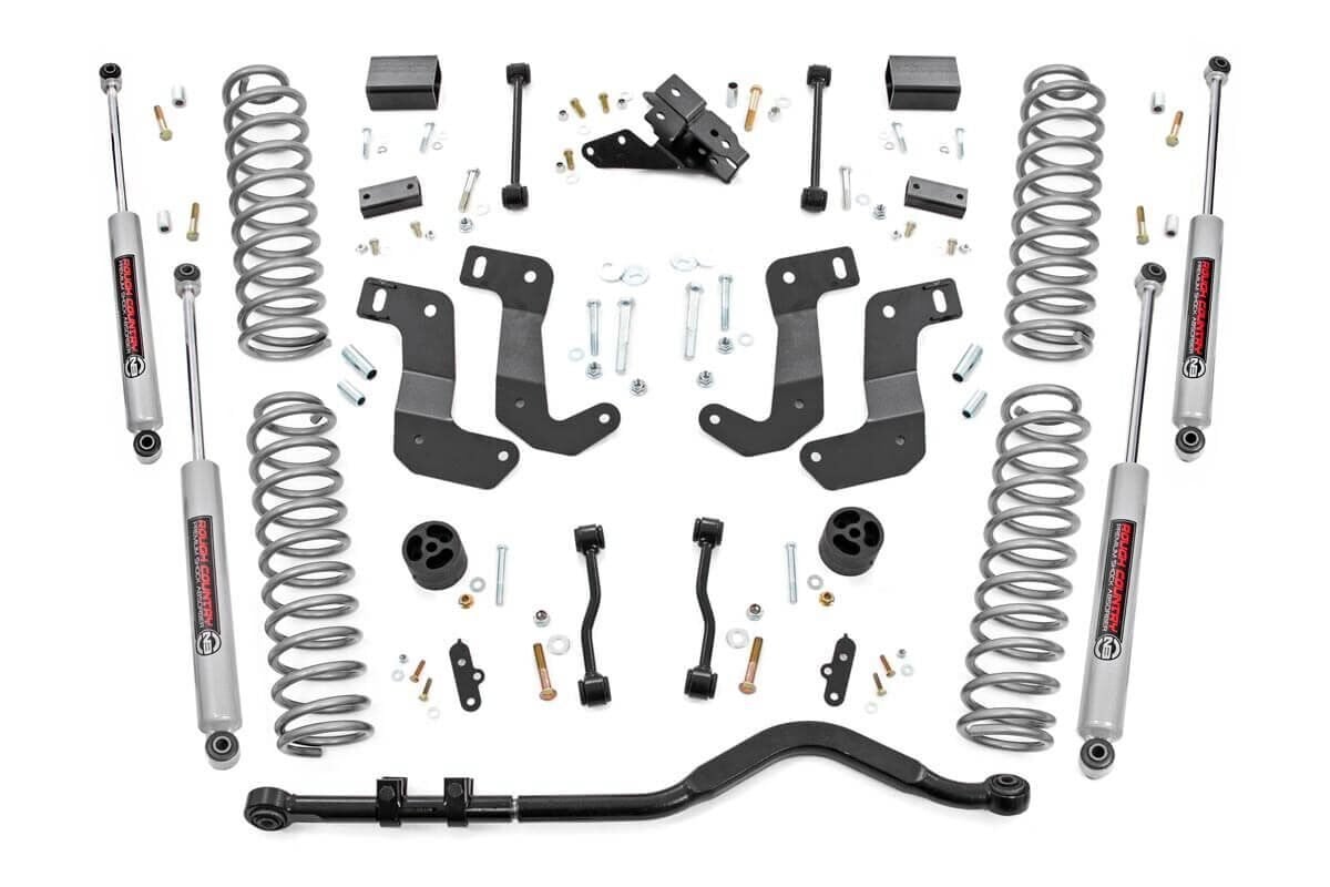 3.5 Inch Lift Kit C/A Drop 2-Door Jeep Wrangler JL 4WD (2018-2023) Rough Country