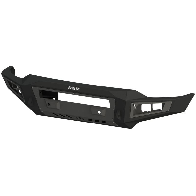 Bodyguard A2L Front Base - Sensor Cutouts Single Light Bar Cutout Bare Metal Model GAC20BYBNN