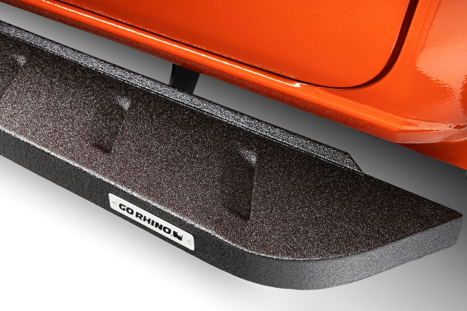 RB10 Running Boards With Mounting Brackets Protective Bedliner Coating 2019-2026 Sierra 1500 2020-2026 Sierra 2500/3500 HD Go Rhino
