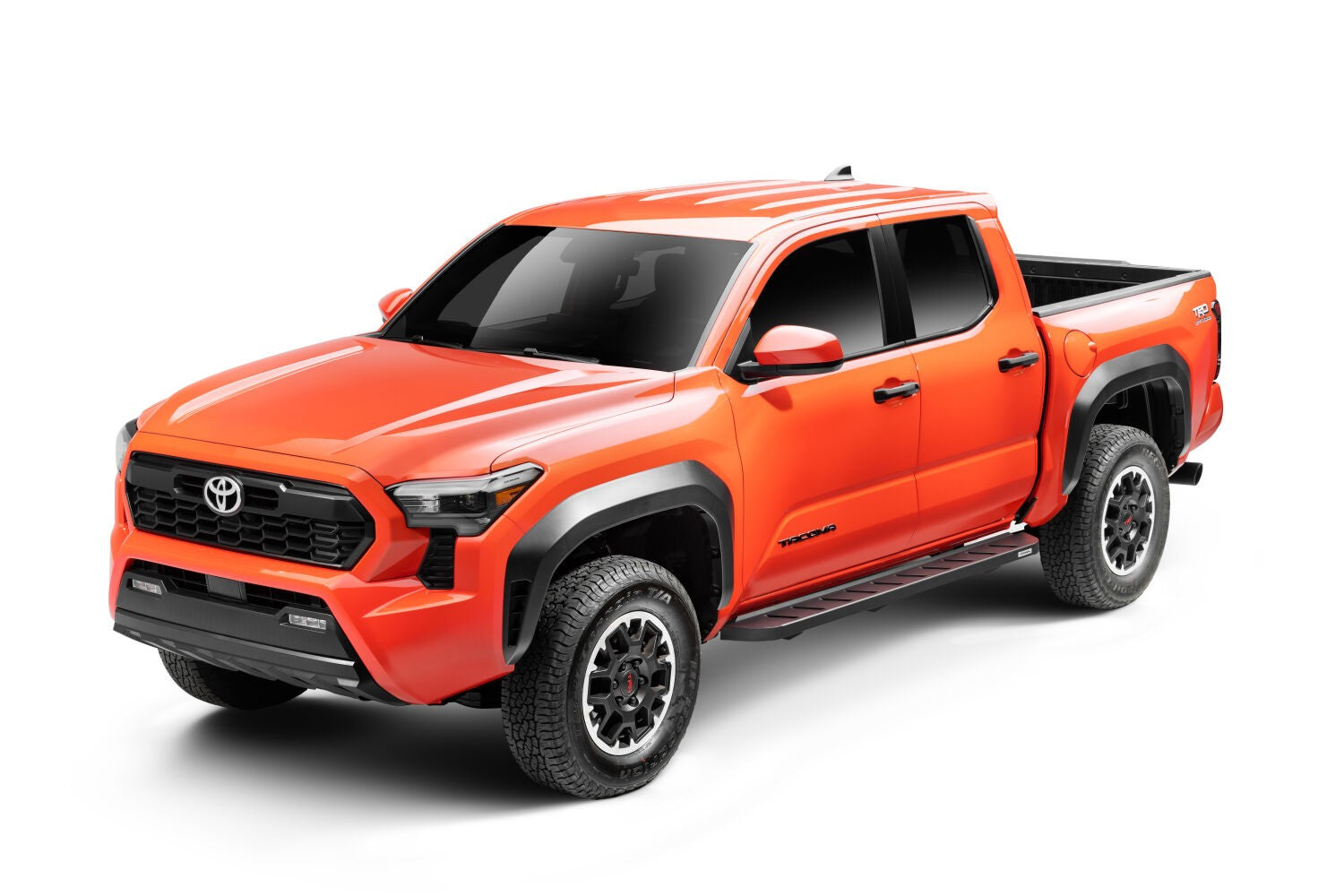 RB10 Running Boards W/Bracket Kit Textured Black 2024-2026 Toyota Tacoma Go Rhino