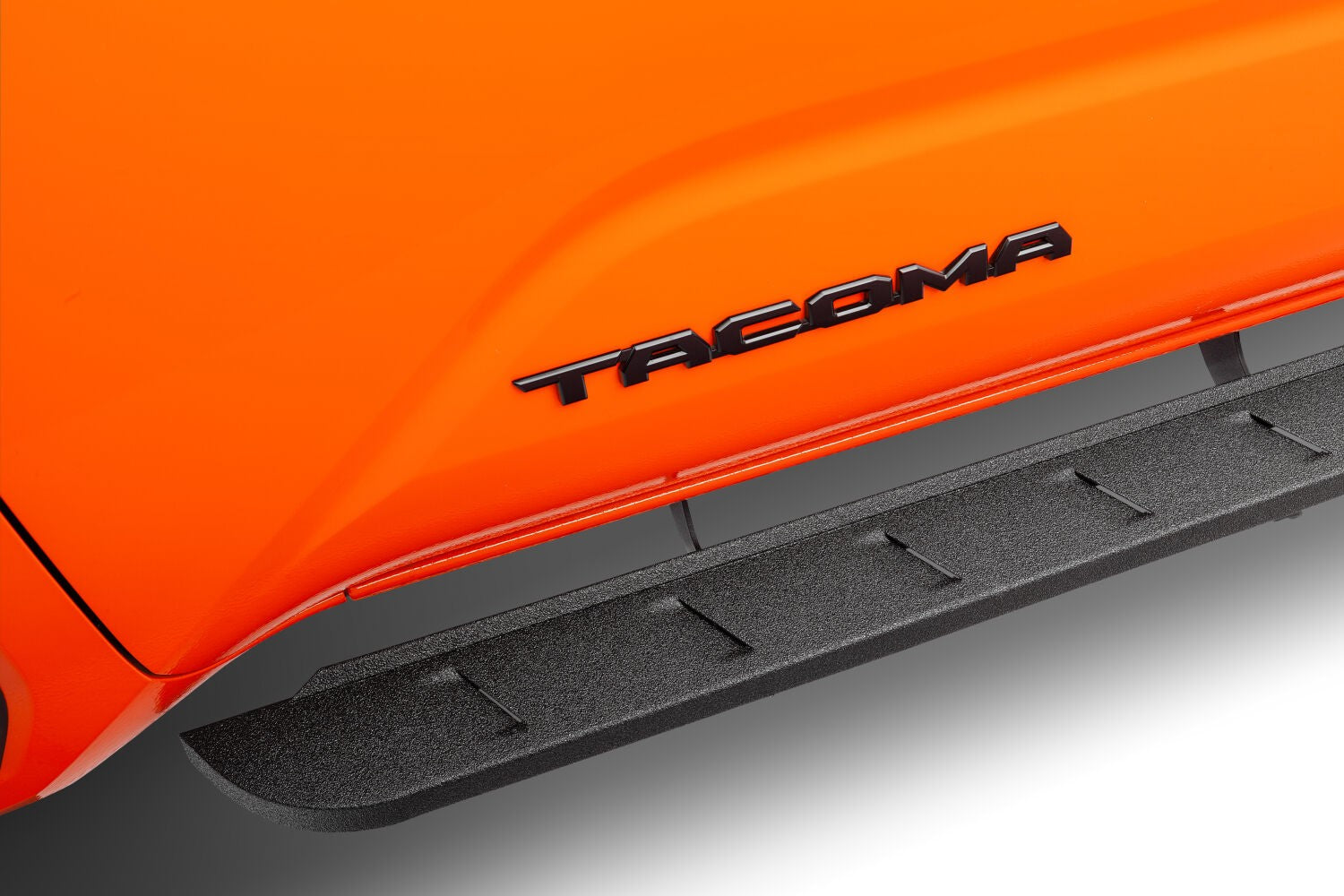 RB10 Slim Line Running Boards W/Brackets Bedliner coating 2024-2026 Toyota Tacoma Go Rhino