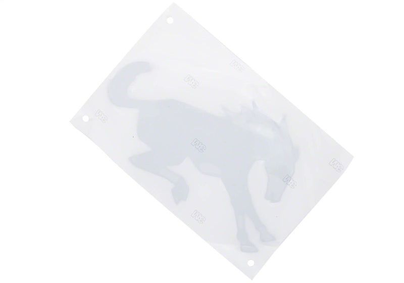 Ford Racing Bronco Rear Emblem - Matte Black