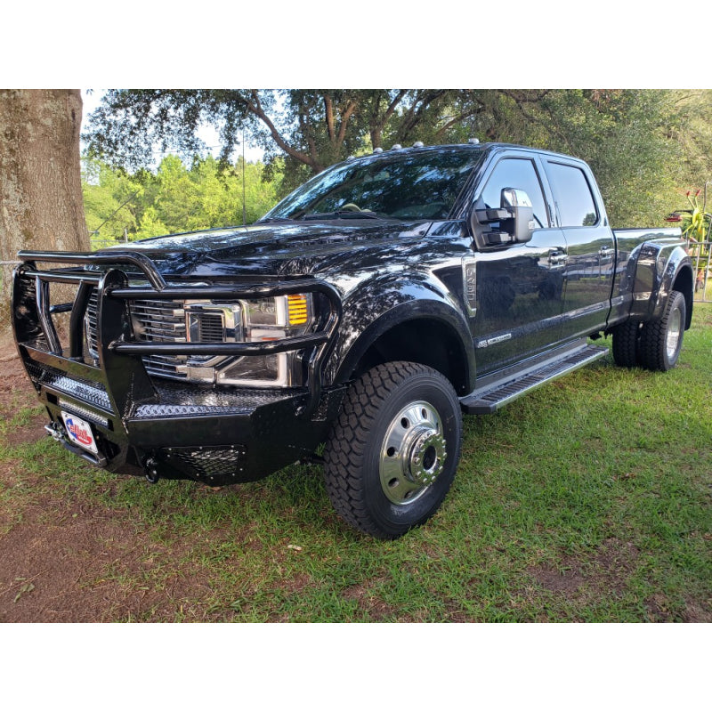 Bodyguard T2 Front Extreme - W/O Sensor Cutouts Factory Fog Cutouts Standard Skid Plate W/O Mesh Grille No Camera Harness Bare Metal *Fits Oem F450/550 Fender Trim* Model EEF17DNRBNN