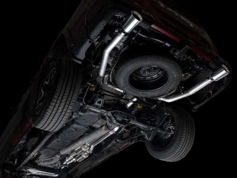 AWE Tuning 25+ RAM 1500 3.0TT 0FG Cat-Back Touring Exhaust - Chrome Silver Tips