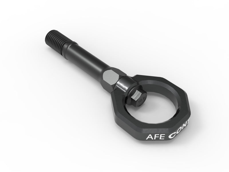 aFe CONTROL Tow Hook for Nissan Z 23-25 V6-3.0L, designed for durability and reliable towing performance.