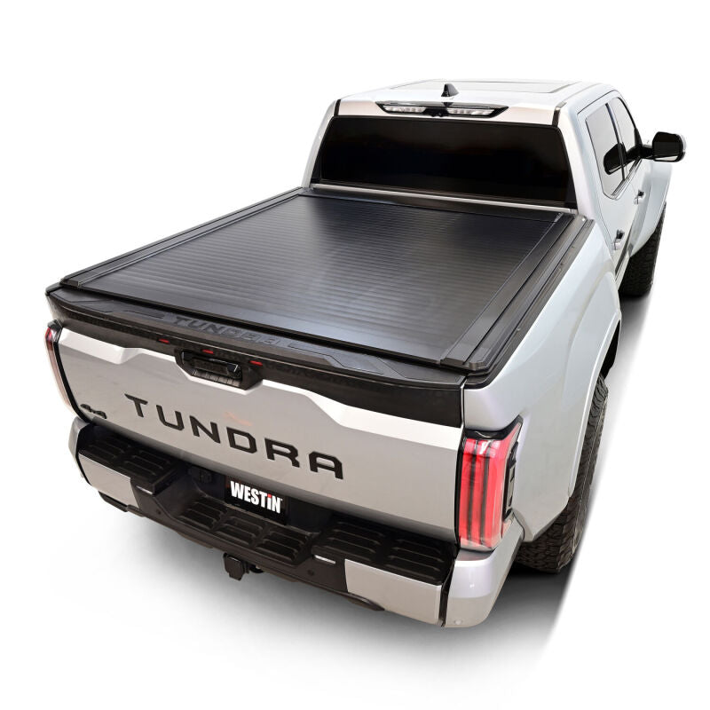Westin 22-26 Toyota Tundra 5ft 5in. (66in.) Bed Electric Retractable Tonneau Cover - Black