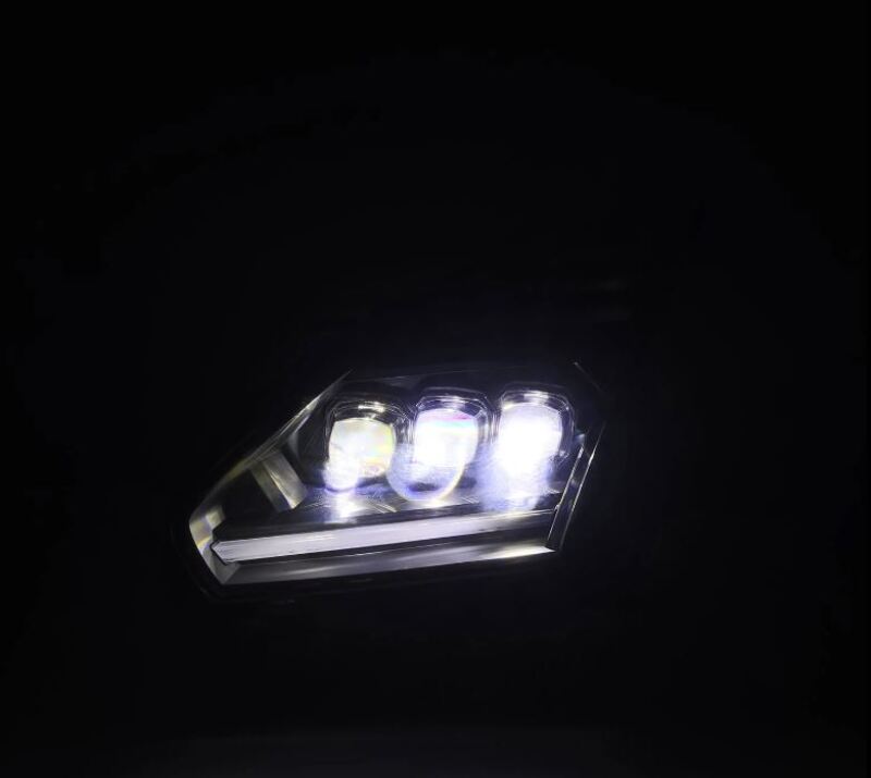 AlphaRex NOVA-Series LED projector headlights for 2009-2025 Nissan GT-R, showcasing bright, modern lighting design.