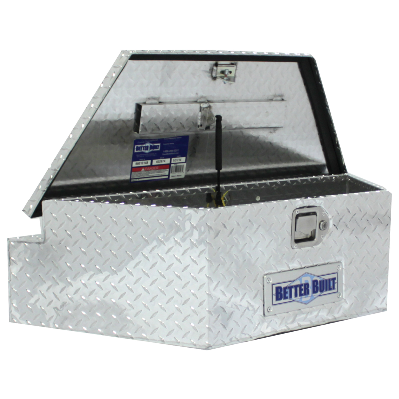 Better Built Bright Aluminum Utility Trailer Tongue Tool Box Model 66010148