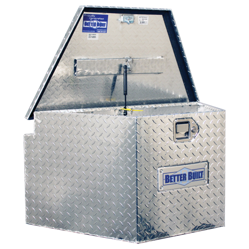 Better Built Bright Aluminum Utility Trailer Tongue Tool Box Model 66012336