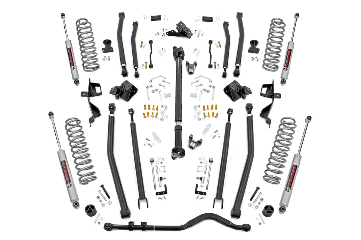6 Inch Lift Kit Long Arm Jeep Wrangler Unlimited 4WD (2018-2023) Rough Country