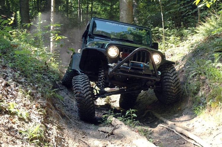4 Inch Lift Kit X-Series Jeep Wrangler TJ (97-06)/Wrangler Unlimited (04-06) Rough Country