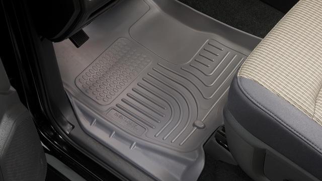 Husky Liners 07-12 Chevy Silverado/GMC Sierra Crew Cab WeatherBeater Combo Gray Floor Liners
