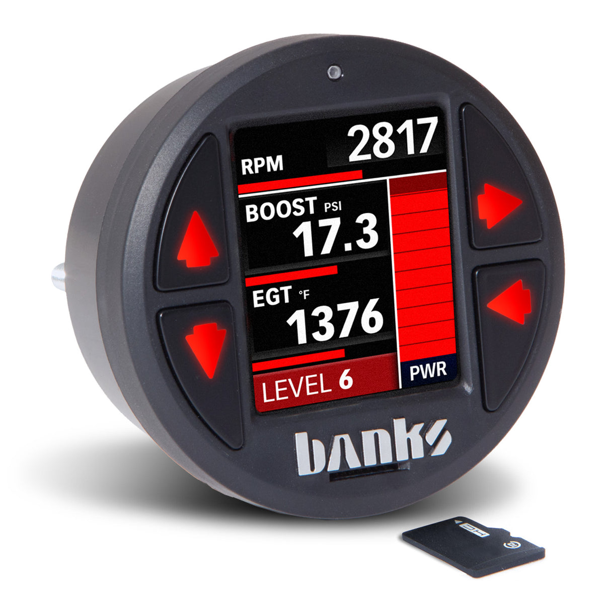 Derringer Tuner with iDash 1.8 DataMonster with ActiveSafety 11-19 Ford 6.7 Banks Power