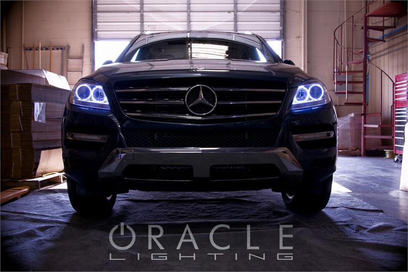 Oracle Mercedes Benz ML 350/500 06-12 Halo Kit - ColorSHIFT w/ Simple Controller