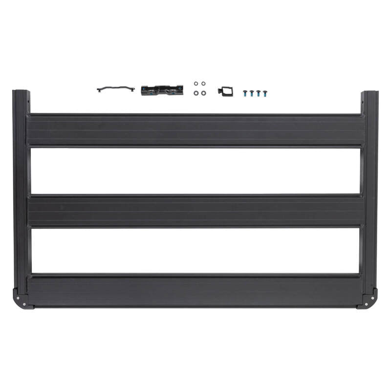 Modular ARB Base Rack measuring 775x1285, designed for versatile mounting on vehicles, includes installation hardware.
