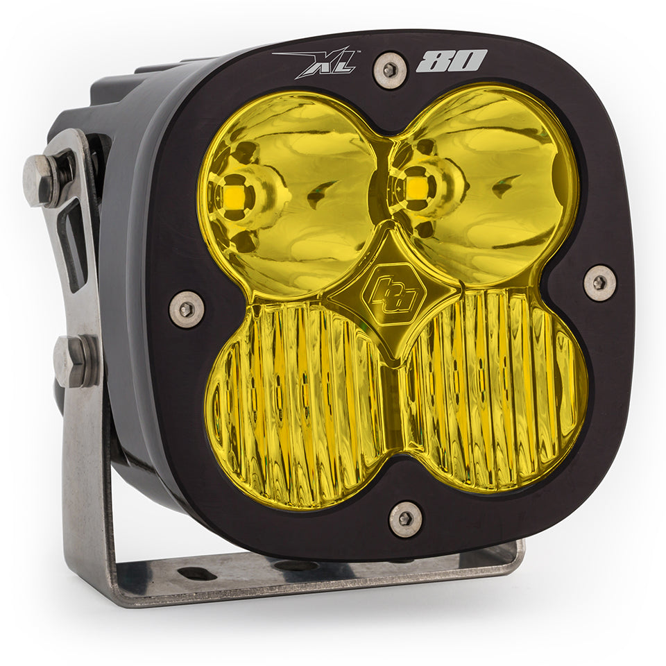 LED Light Pods Amber Lens Spot Pair XL80 Baja Designs