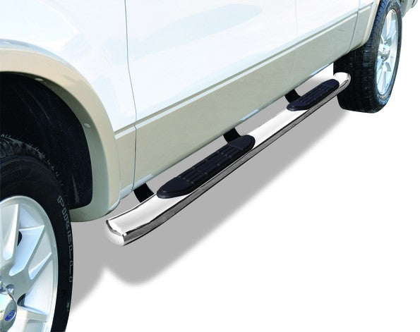 415 Series SideSteps (Cab Length) with Welded End Caps (Gas Only) 2014-2018 Silverado/Sierra 1500/2500 HD Go Rhino