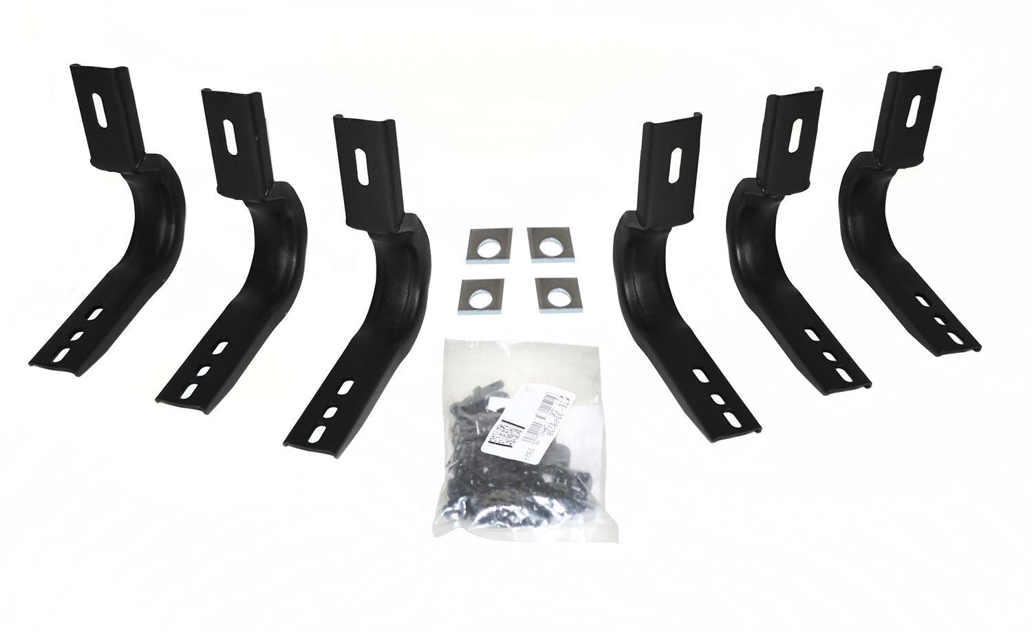 Brackets for 6 Inch OE Xtreme Wheel to Wheel SideSteps Black powder coat 2007-2014 Silverado/Sierra 2500 HD/3500 HD Go Rhino