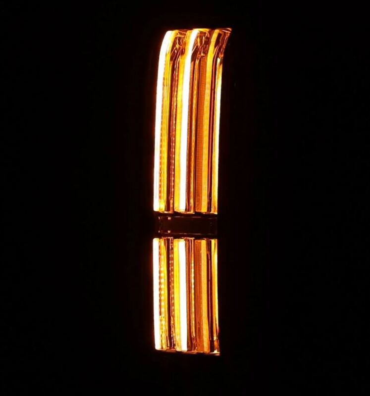 AlphaRex 22-24 Toyota Tundra NOVA-Series prismatic LED tail lights in black and red, showcasing a sleek, modern design.
