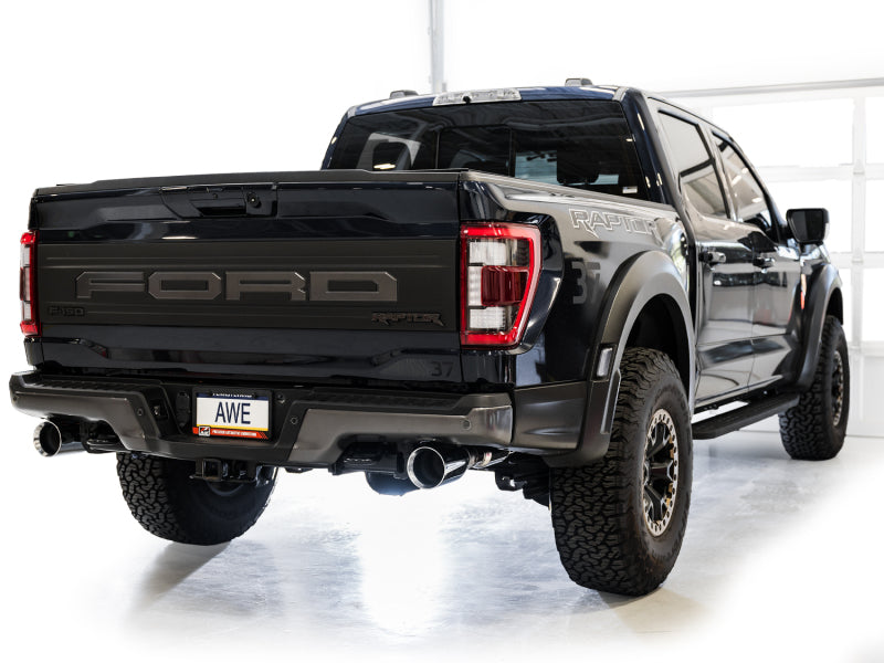 AWE Tuning Gen 3 Raptor SwitchPath Exhaust - Chrome Silver Tips